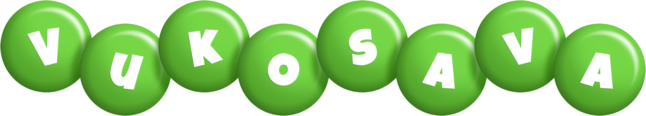 Vukosava candy-green logo
