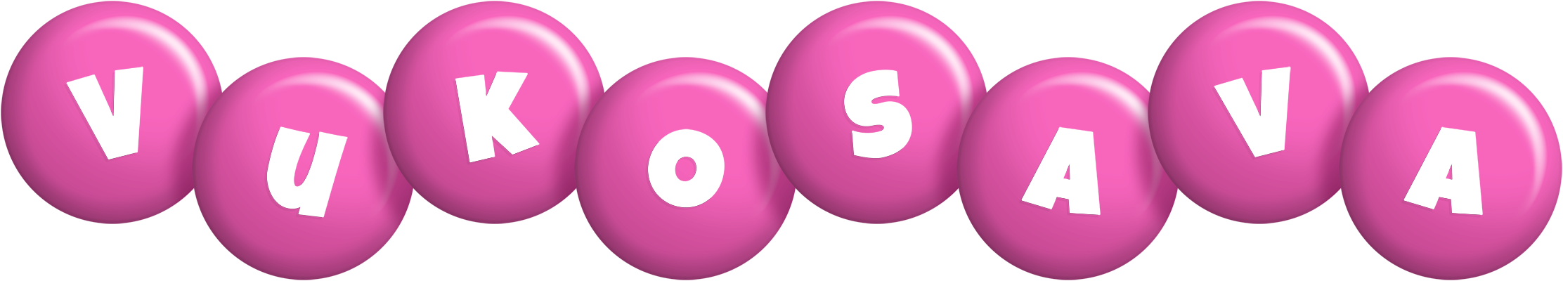 Vukosava candy-pink logo