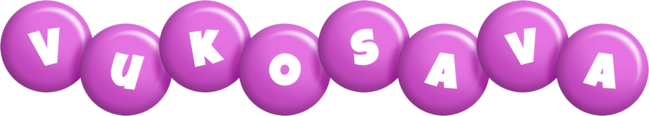 Vukosava candy-purple logo