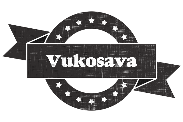 Vukosava grunge logo