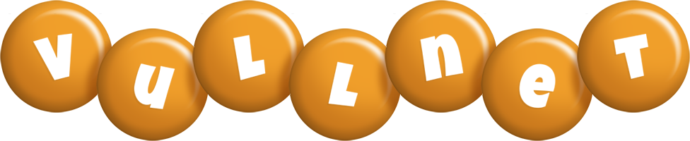 Vullnet candy-orange logo