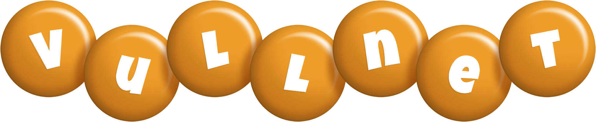 Vullnet candy-orange logo