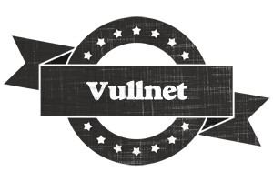 Vullnet grunge logo