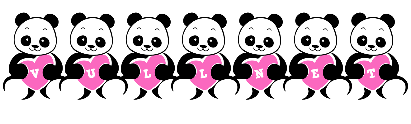 Vullnet love-panda logo