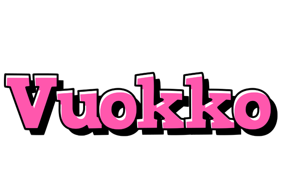 Vuokko girlish logo