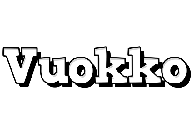 Vuokko snowing logo