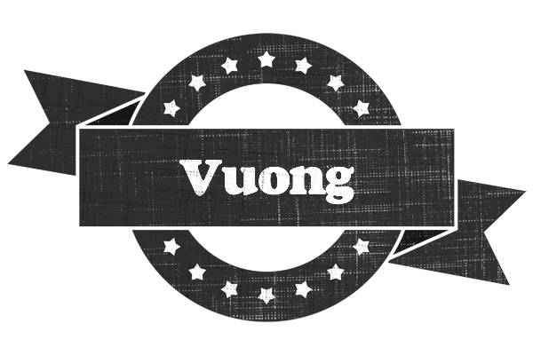 Vuong grunge logo