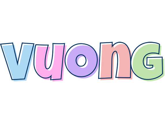 Vuong pastel logo