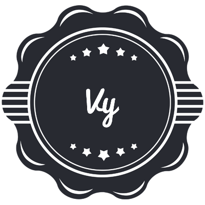 Vy badge logo