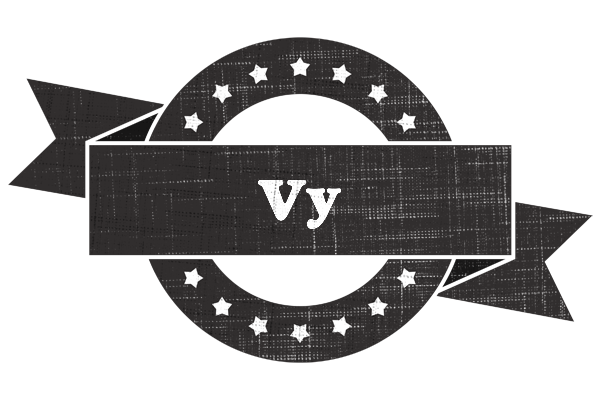 Vy grunge logo