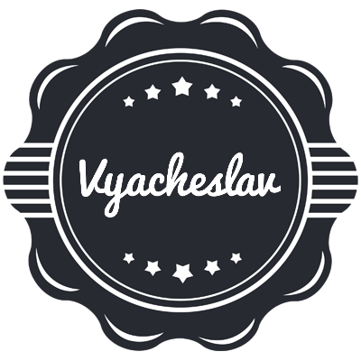 Vyacheslav badge logo
