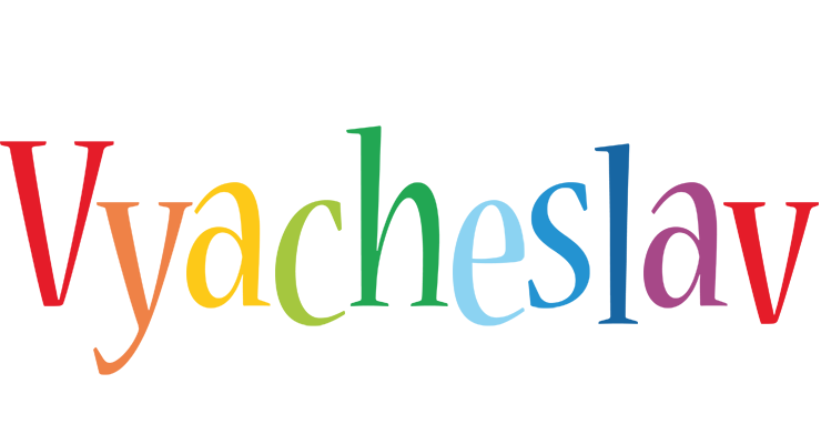 Vyacheslav birthday logo