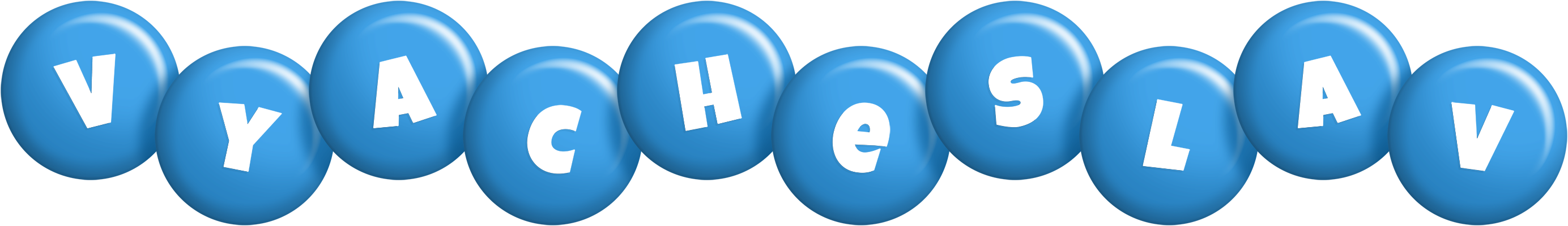 Vyacheslav candy-blue logo