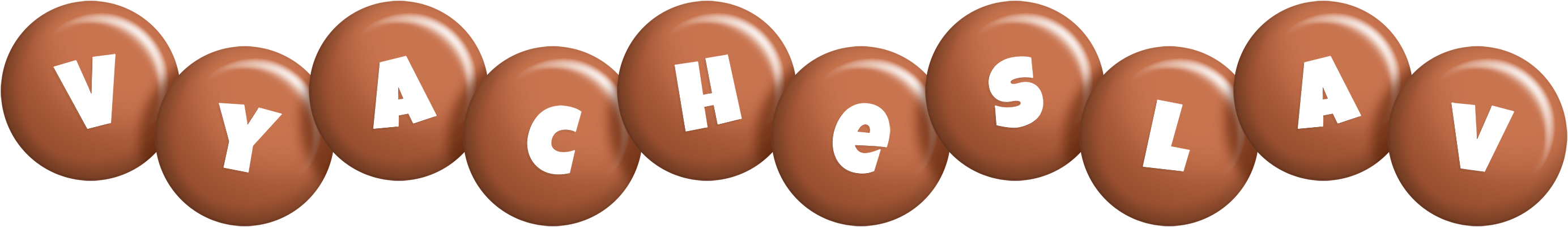 Vyacheslav candy-brown logo