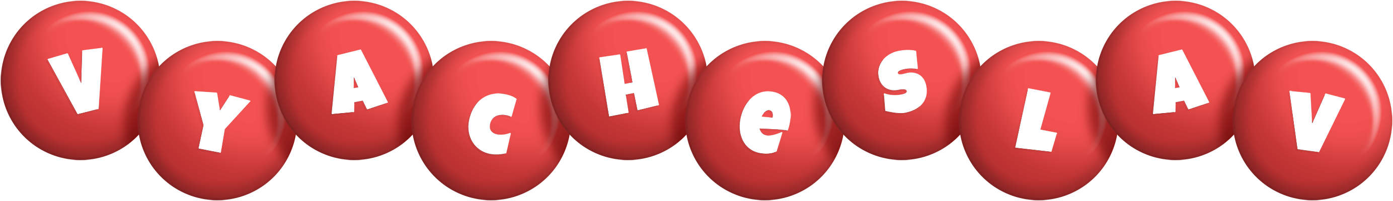 Vyacheslav candy-red logo