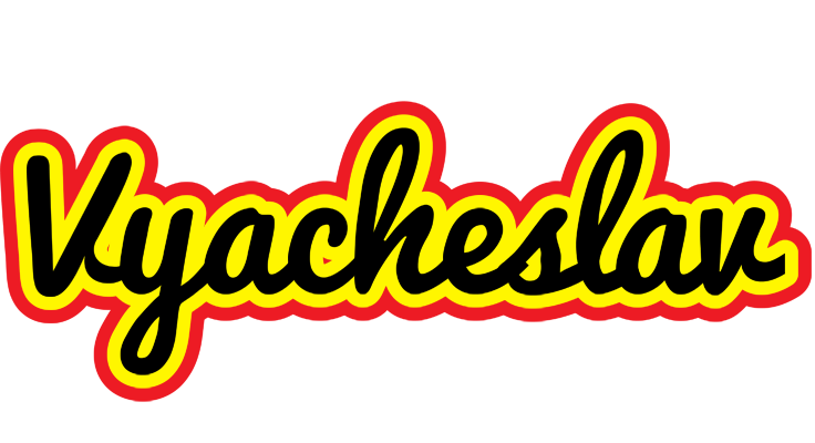Vyacheslav flaming logo