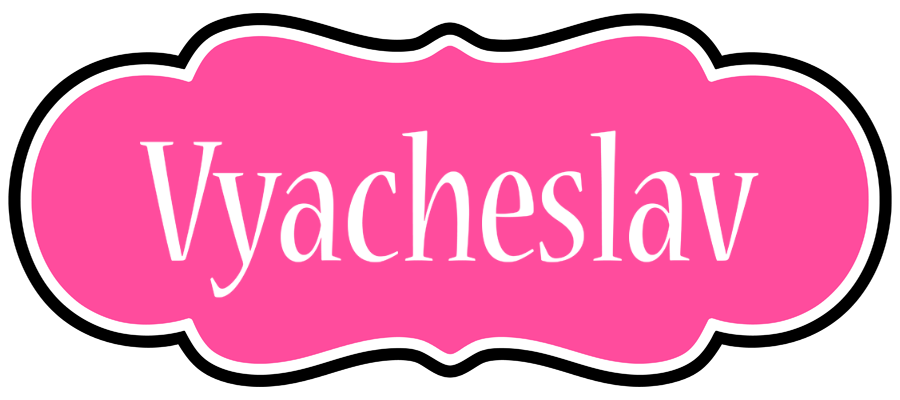 Vyacheslav invitation logo