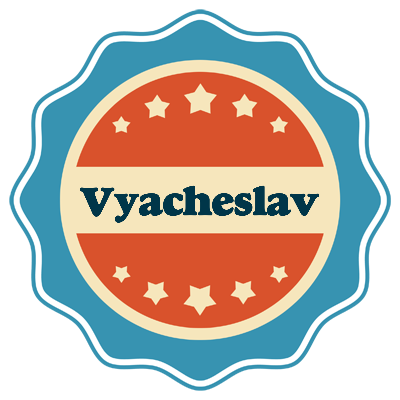 Vyacheslav labels logo