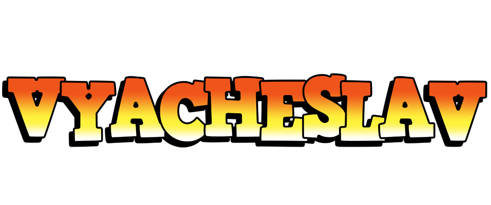Vyacheslav sunset logo