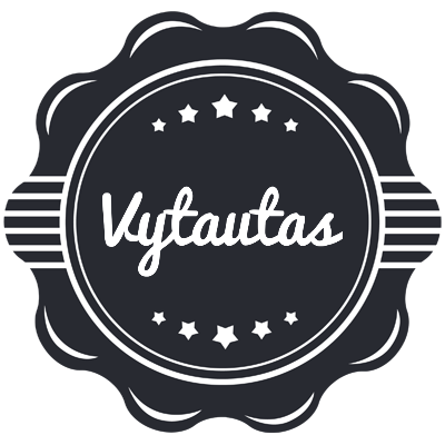 Vytautas badge logo