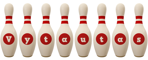 Vytautas bowling-pin logo