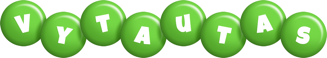 Vytautas candy-green logo