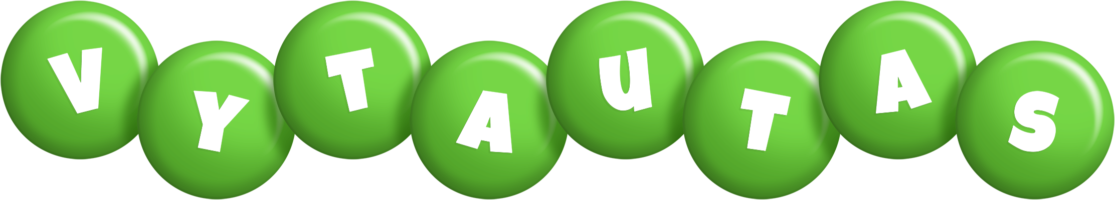 Vytautas candy-green logo