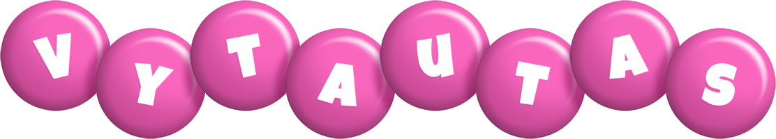 Vytautas candy-pink logo