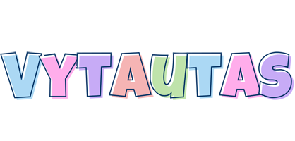 Vytautas pastel logo