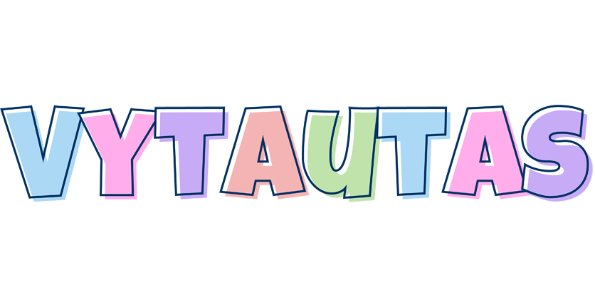 Vytautas pastel logo