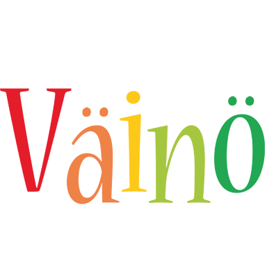 Väinö birthday logo