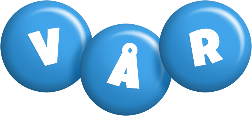 Vår candy-blue logo