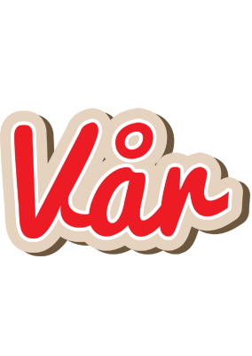 Vår chocolate logo