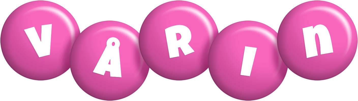 Vårin candy-pink logo