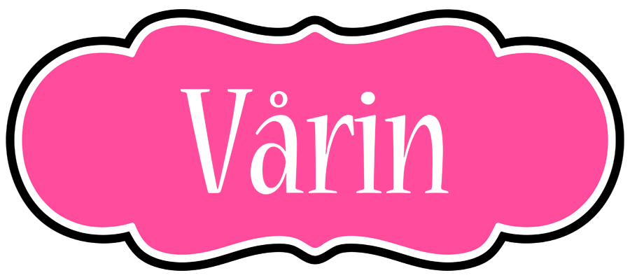 Vårin invitation logo