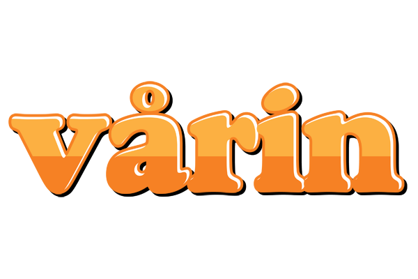 Vårin orange logo