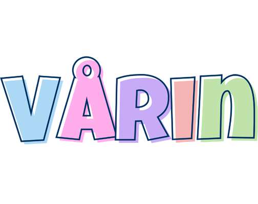 Vårin pastel logo