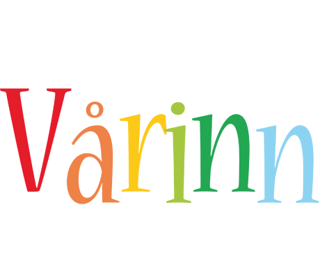 Vårinn birthday logo