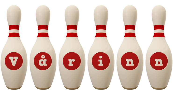 Vårinn bowling-pin logo