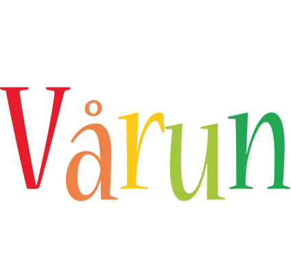 Vårun birthday logo