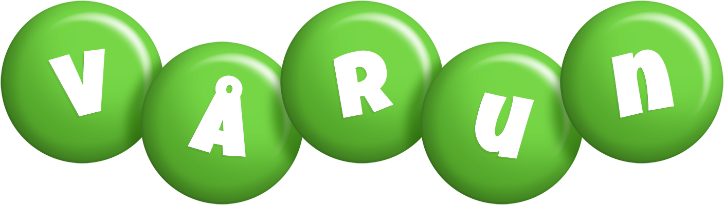 Vårun candy-green logo