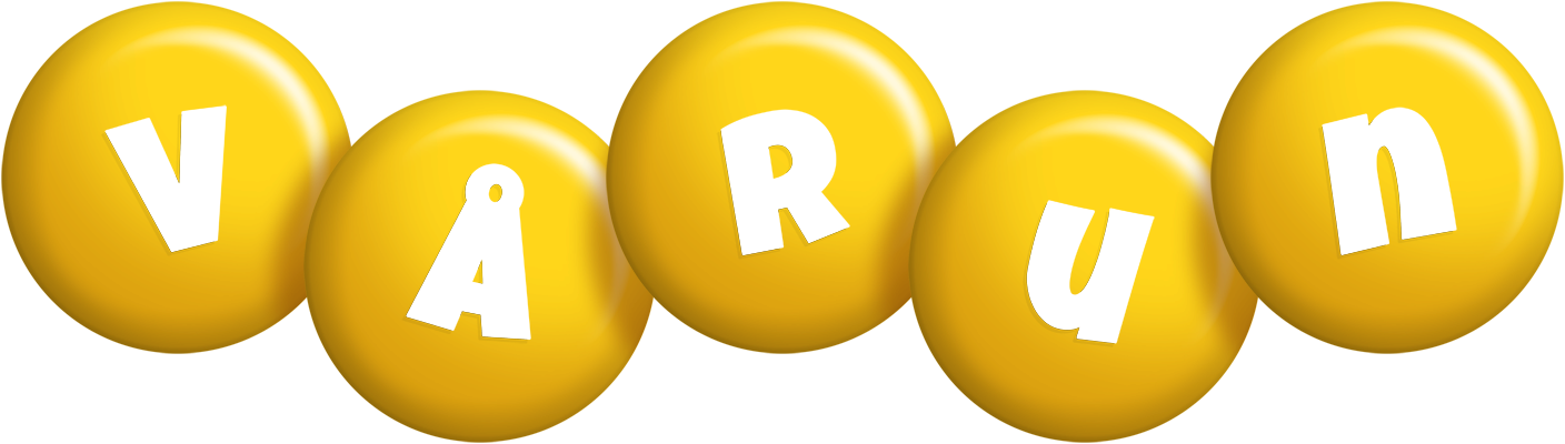 Vårun candy-yellow logo