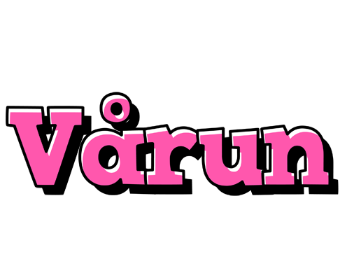 Vårun girlish logo