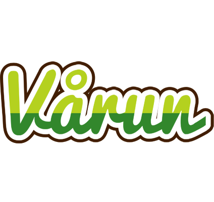 Vårun golfing logo