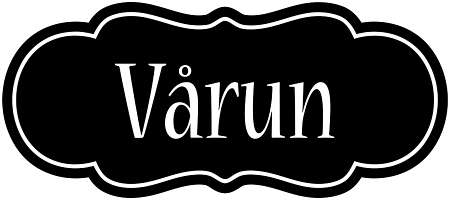 Vårun welcome logo