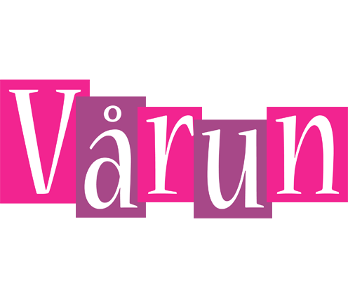 Vårun whine logo