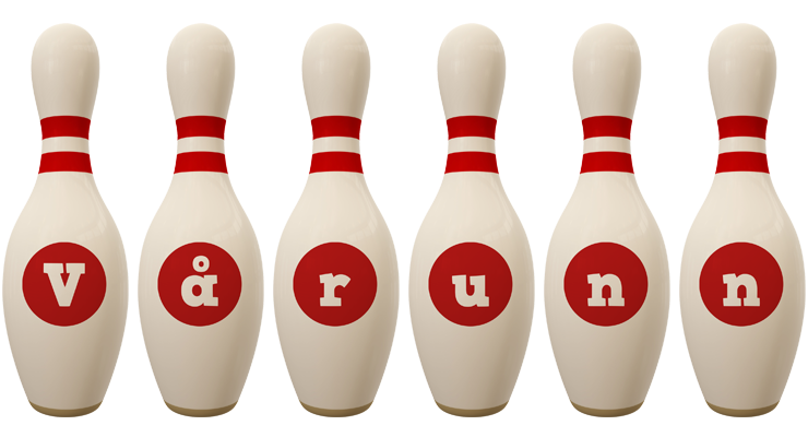 Vårunn bowling-pin logo