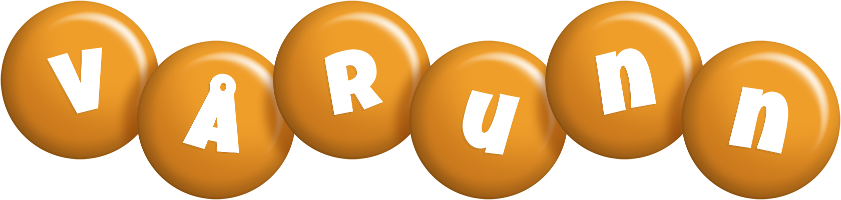 Vårunn candy-orange logo