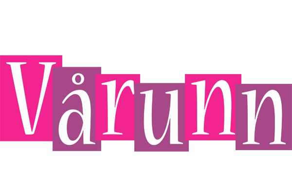 Vårunn whine logo