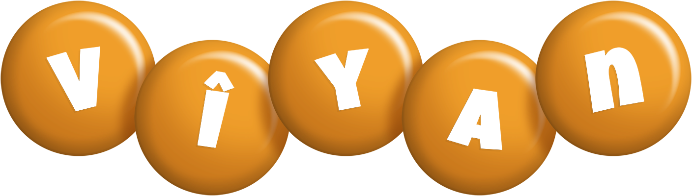 Vîyan candy-orange logo